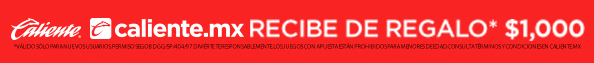 Caliente.mx - Apuestas deportivas. Caliente.mx - Apuestas deportivas. Recibe de regalo $1,000. Haz clic aquí. ¡Apuesta ahora!