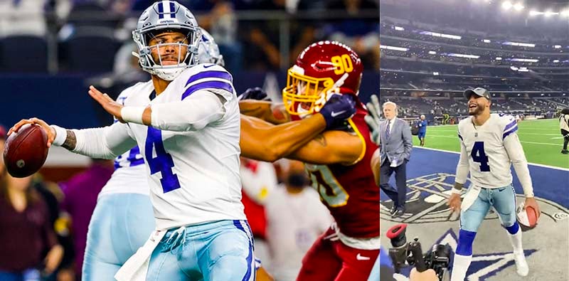 Cowboys Dallas masacró a Washington en una noche histórica