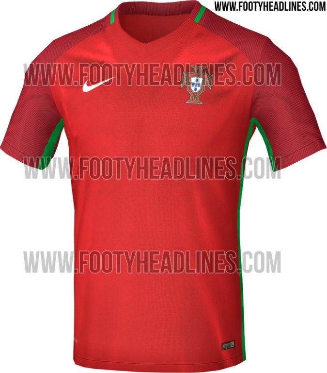 Supuesta playera de Portugal para la Euro 2016