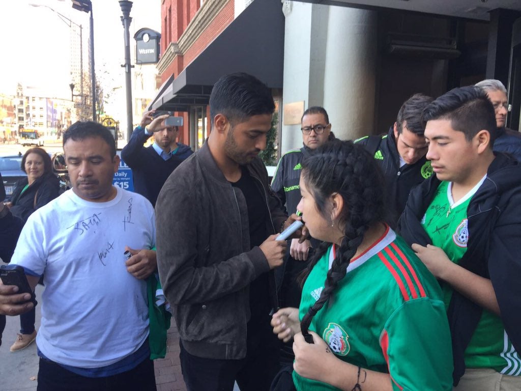 Momento en que Vela abandona la concentración