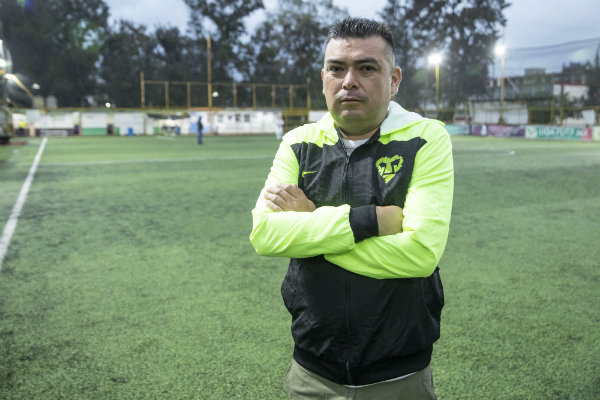 Guillermo Jiménez, administrador de la Liga Futbol 7 Retro Mixto
