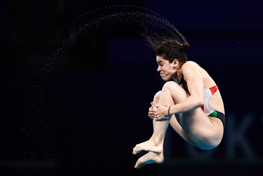 Alejandra Orozco en los Juegos Olímpicos de Tokio 2020