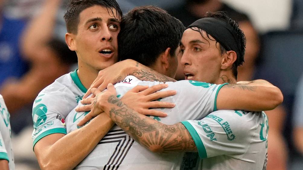 Los jugadores de León festejando un gol frente a Orlando City