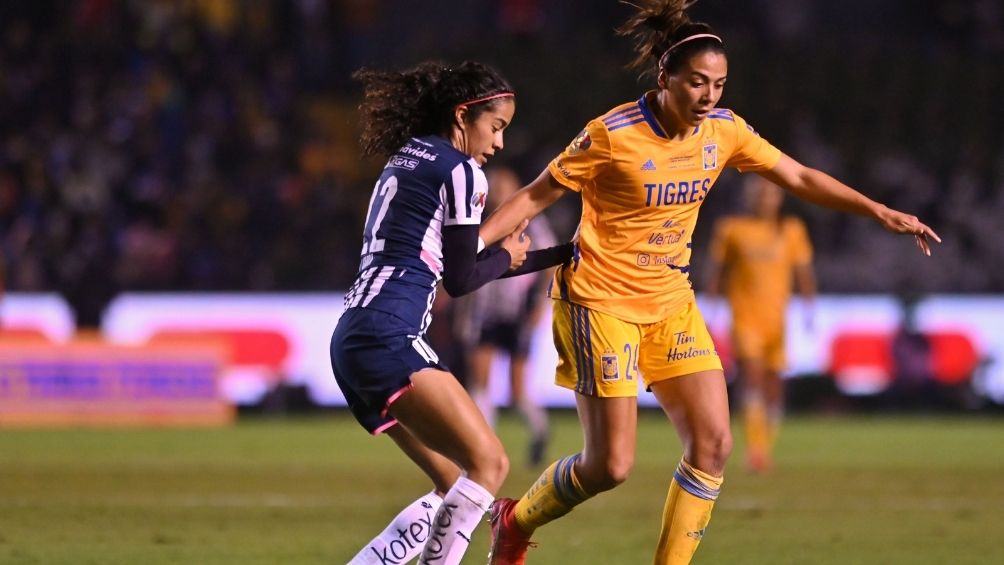 Jugadoras durante la Final de la Liga MX Femenil