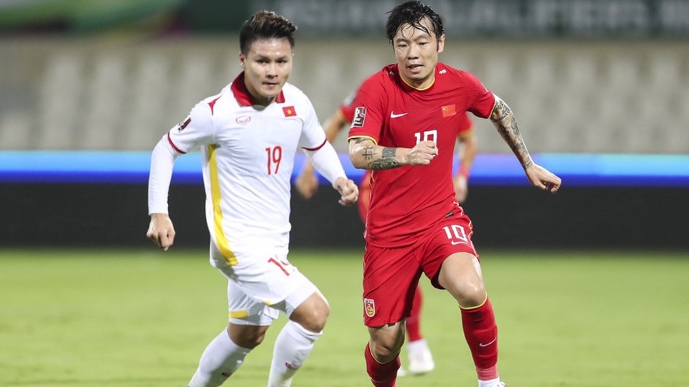Selección China vs Vietnam
