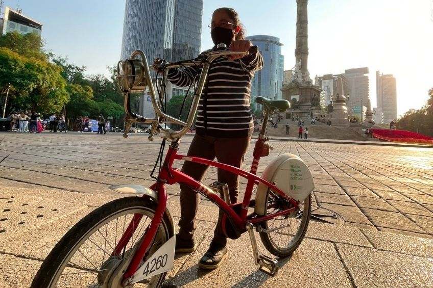 Bicicleta de Ecobici en CDMX