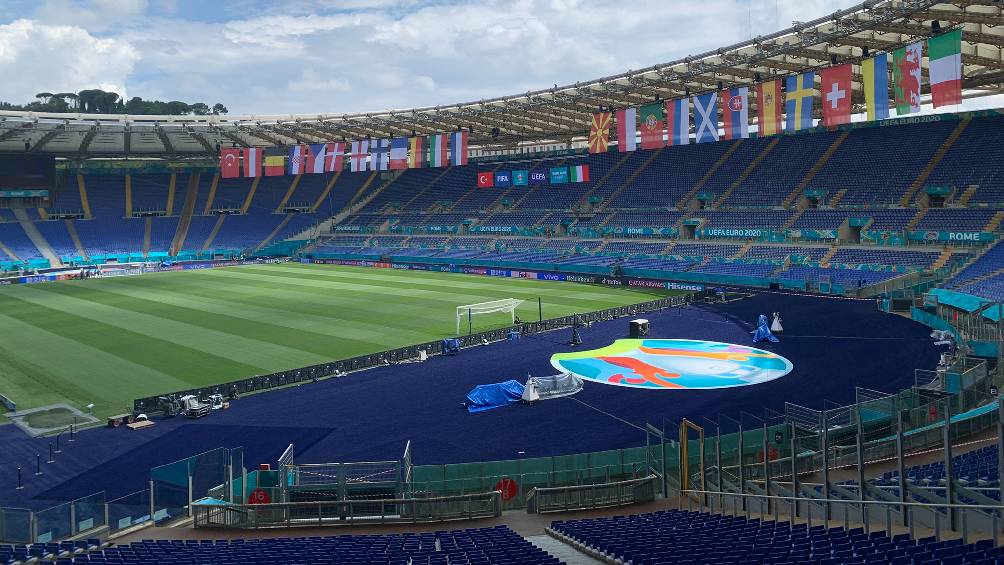 Estadio Olímpico de Roma durante la Eurocopa 2020