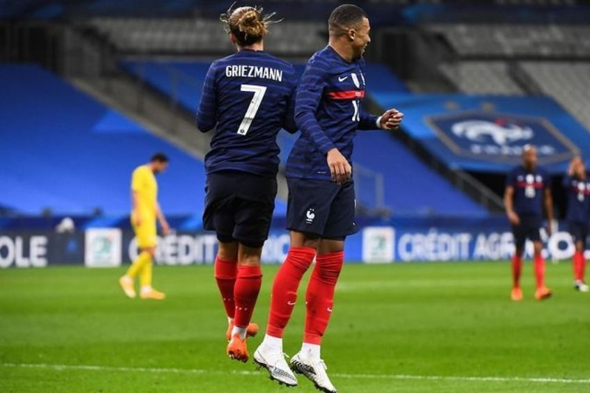 Griezmann y Mbappé en la Selección de Francia
