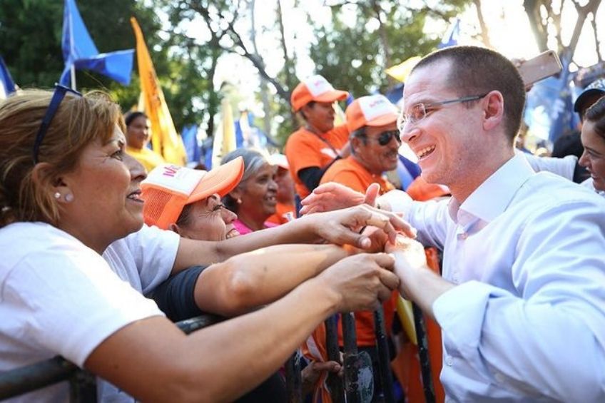 Ricardo Anaya durante su campaña