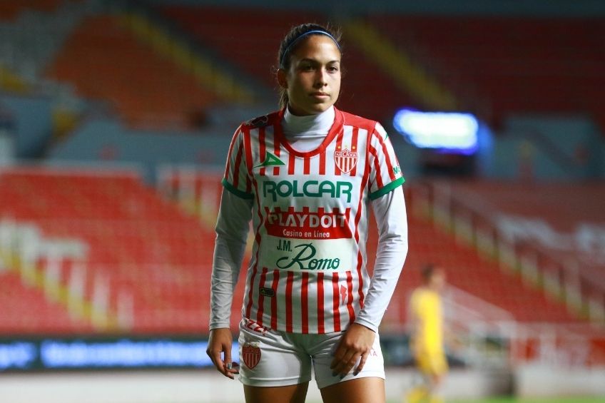 Luciana García durante el partido