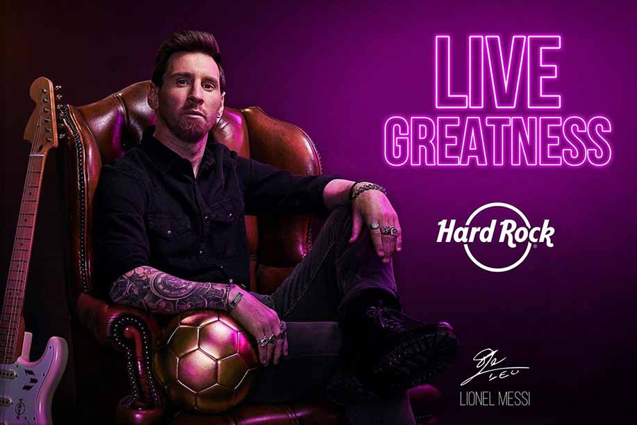 Leo Messi en la campaña Live Greatness