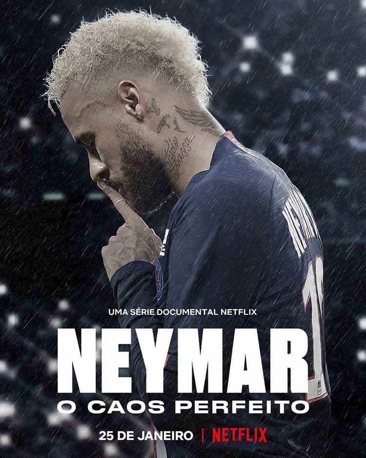 Poster de la serie de "Neymar: el caso perfecto"