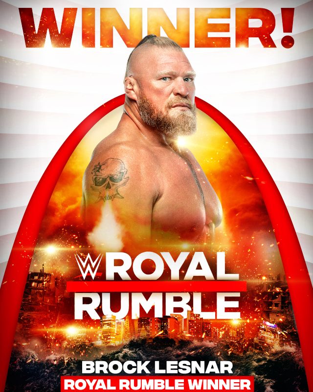 Brock Lesnar ganador del Royal Rumble