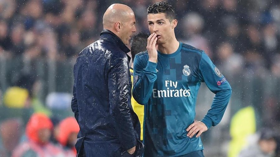 Zidane y Ronaldo con el Madrid
