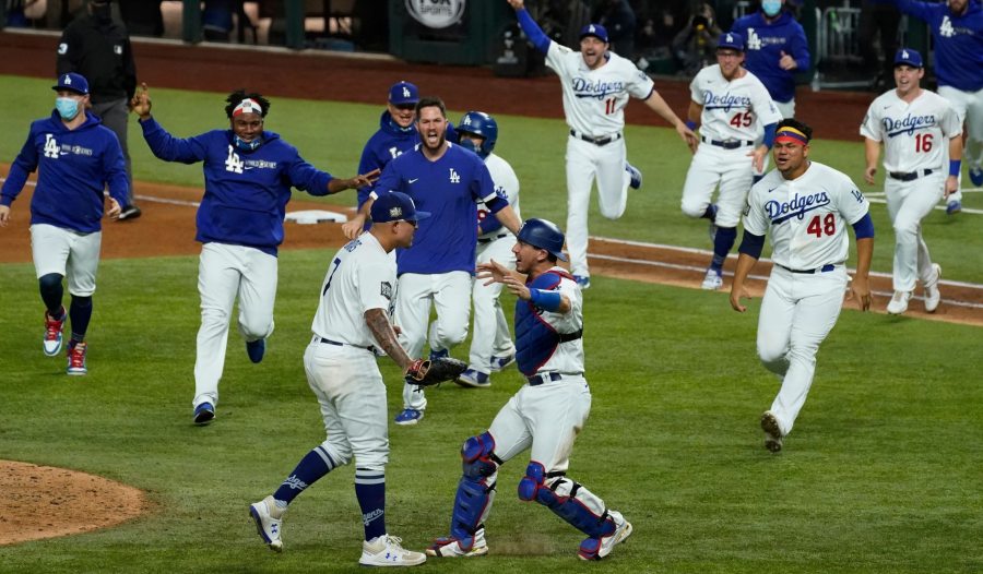 Dodgers celebran título de la MLB