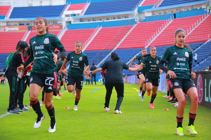Entrenamiento de la Selección Mexicana Femenil