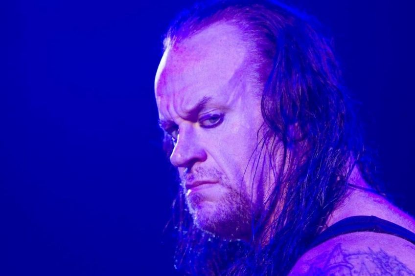 Undertaker tras ganar una lucha
