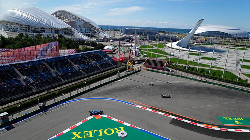 Así luce el circuito de Sochi en el Gran Premio de Rusia