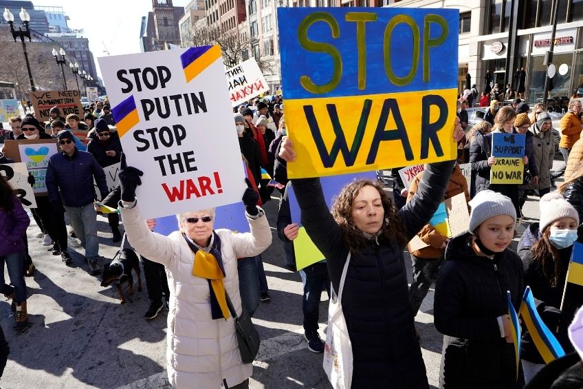 Manifestaciones en contra de la guerra