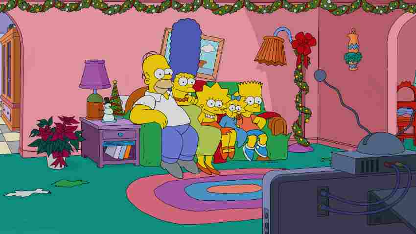 Homero, Marge, Lisa, Maggie y Bart 