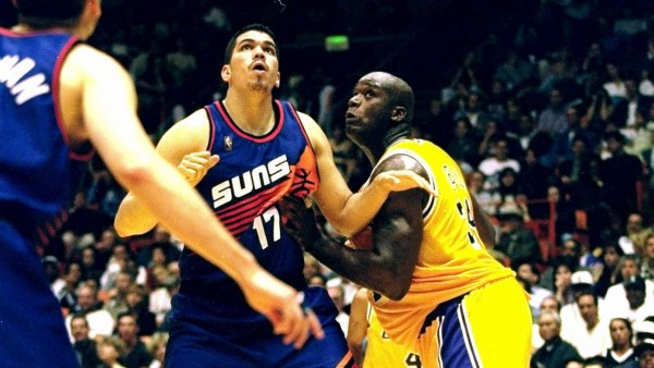 Horacio Llamas en su paso por Phoenix Suns en 1997