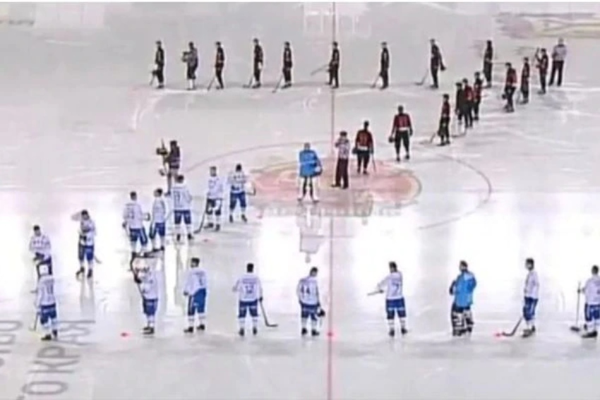 Jugadores de hockey rusos apoyaron la guerra
