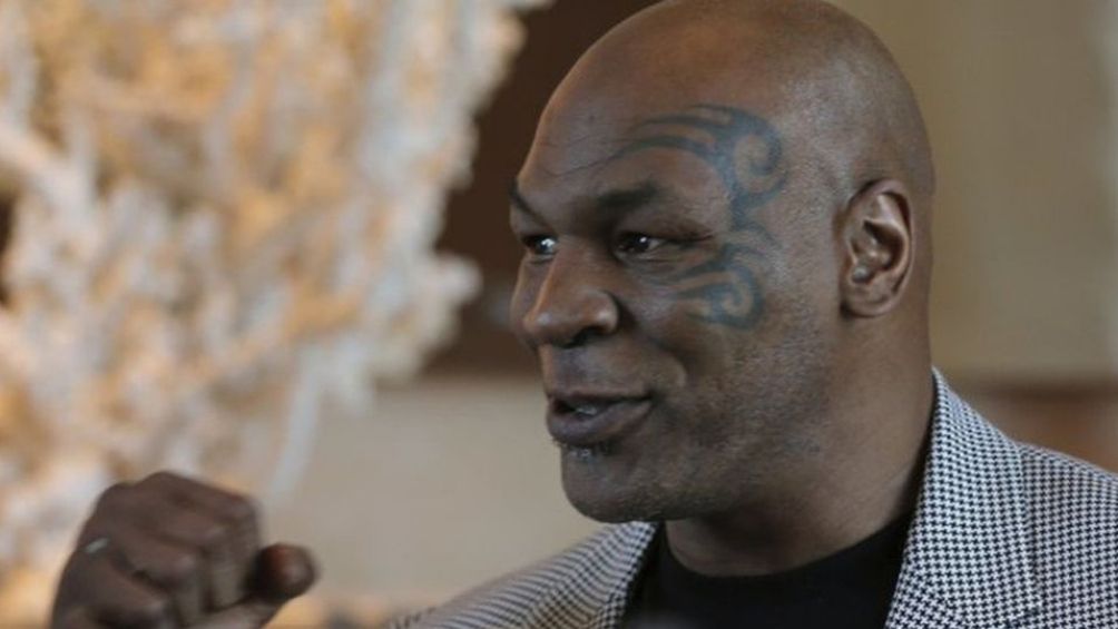 Tyson en un evento