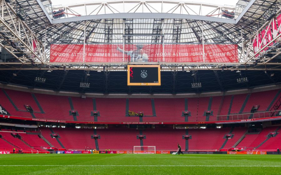 La Johan Cruyff Arena previo al Clásico neerlandés