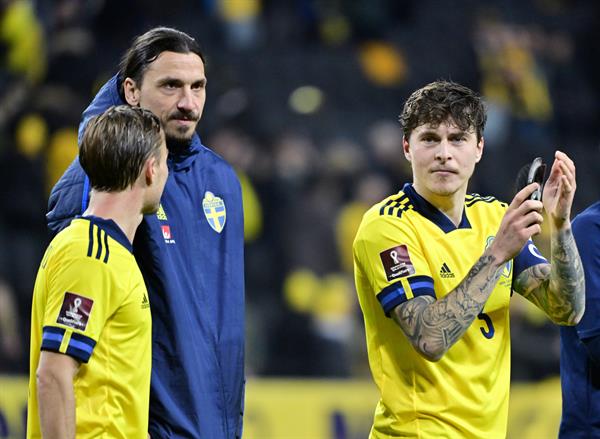 Zlatan Ibrahimovic con la selección de Suecia