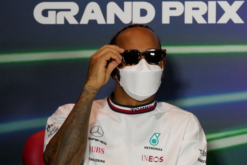 Hamilton en conferencia previo al GP de Arabia Saudita 
