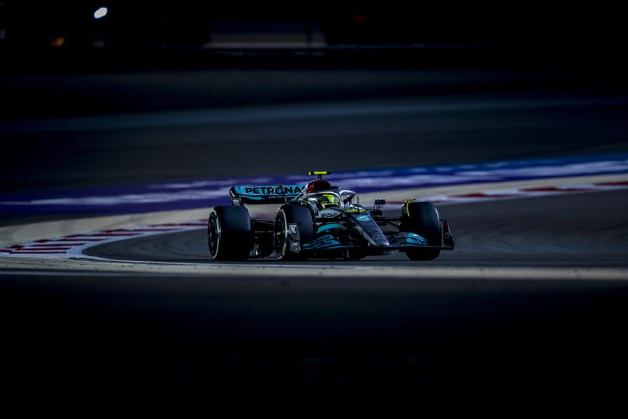 Hamilton en el GP de Bahrein