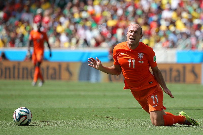 Arjen Robben en lamento con Holanda ante México