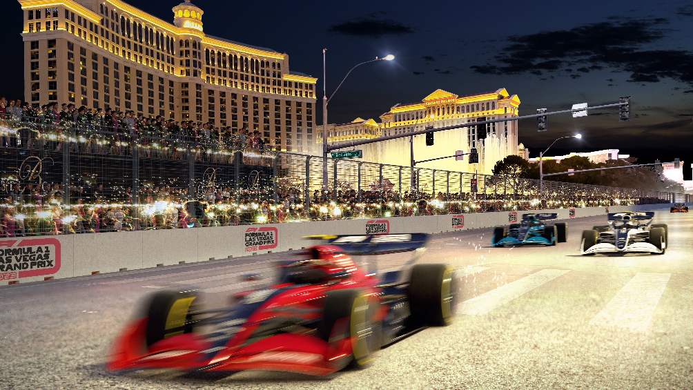 Creación de lo que será Silver City en el Gran Premio de Las Vegas