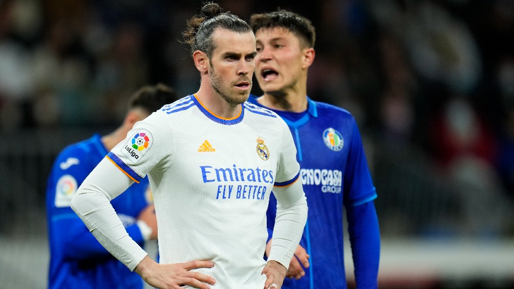 Gareth Bale jugando partido con el Real Madrid en LaLiga