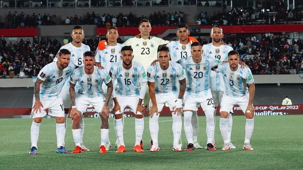 Argentina durante partido de eliminatoria mundialista