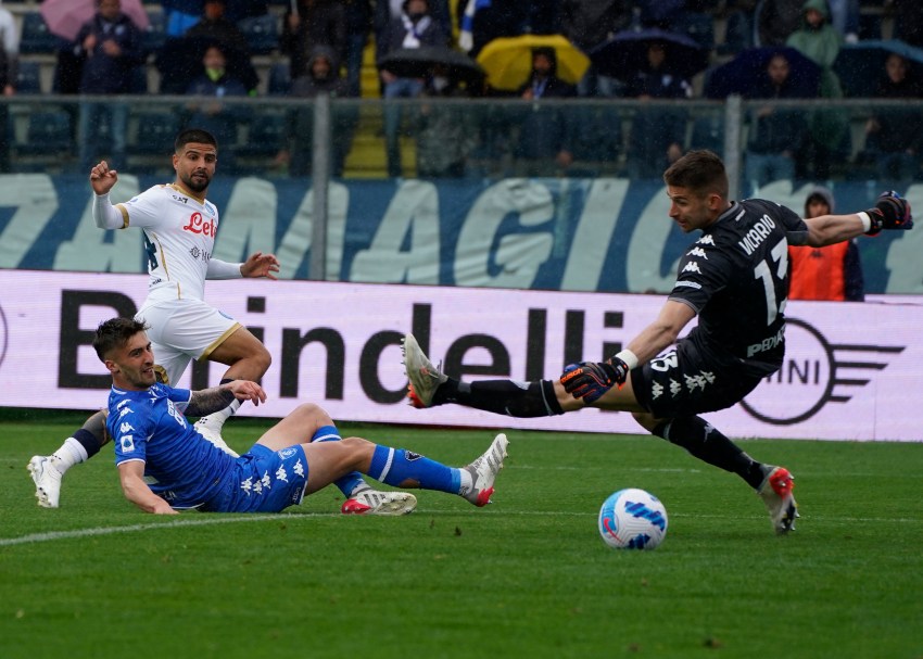 Segundo gol del Napoli ante el Empoli