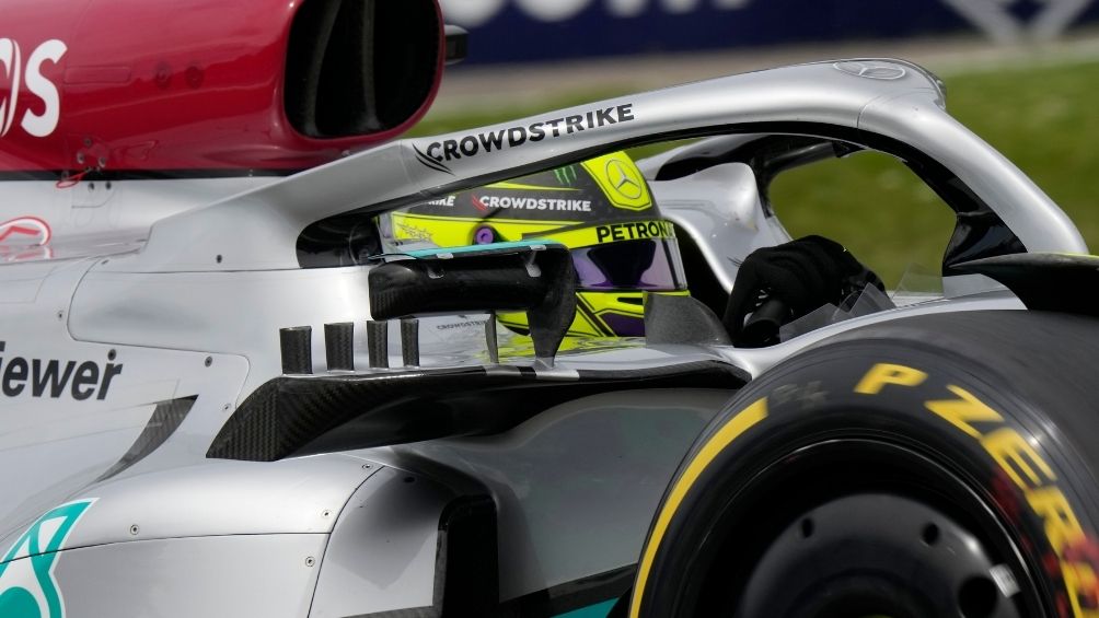 Hamilton en el GP de Imola