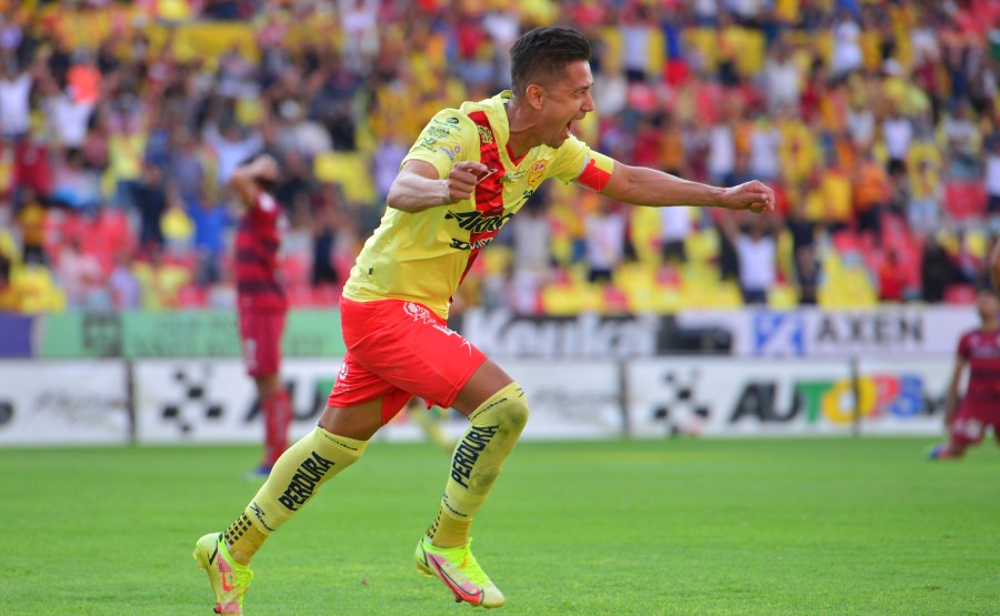 Jesús Ramírez celebra su gol