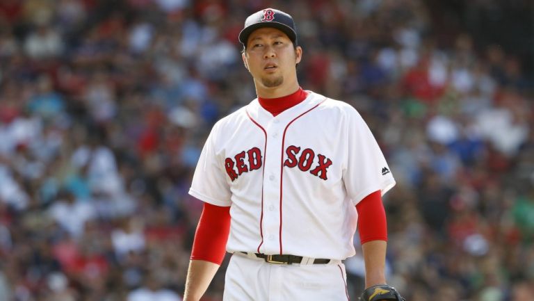 Junichi Tazawa con los Red Sox