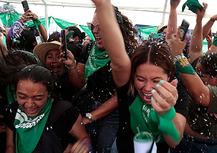Celebraciones por la despenalización del aborto en Guerrero