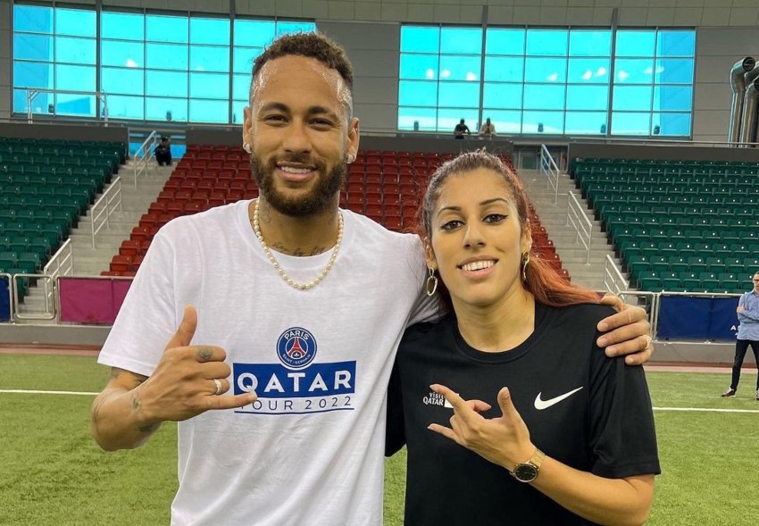 Lisa Zimouche y Neymar