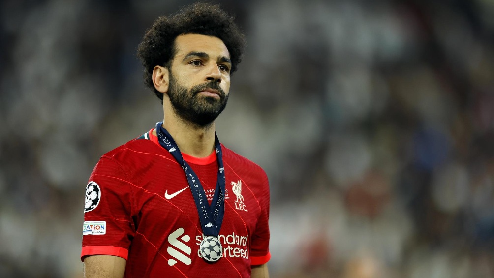 Mohamed Salah tras perder la Final de Champions League con Liverpool