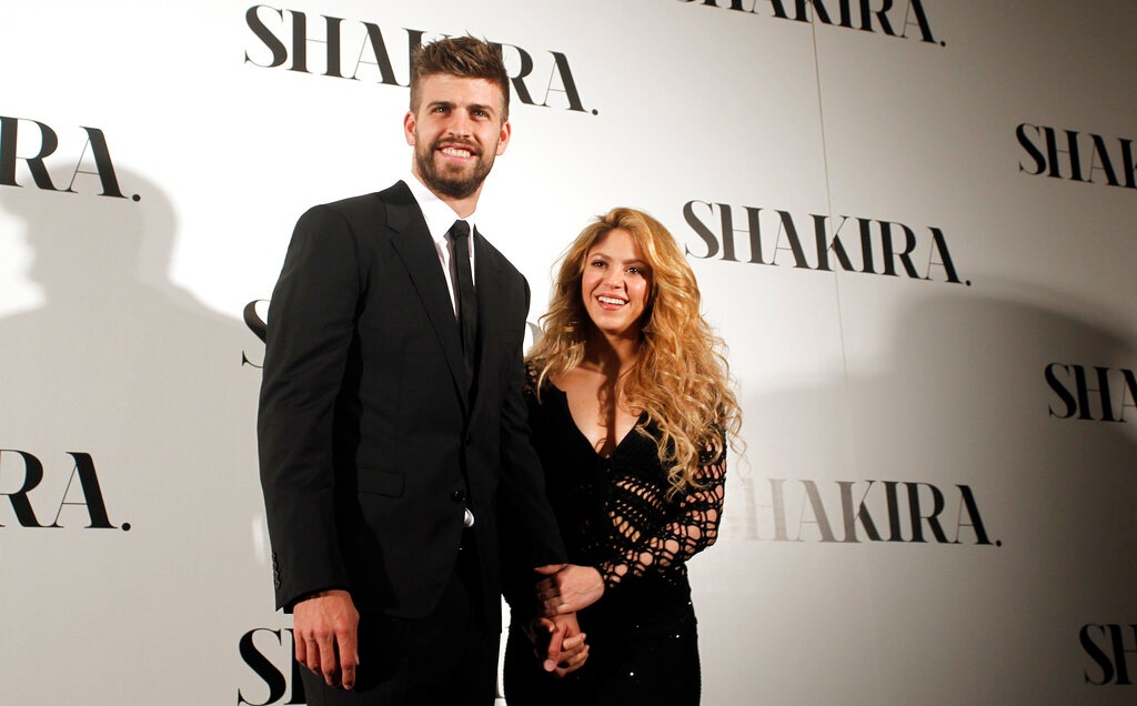 Shakira y Gerard Piqué juntos en un evento de la cantante colombiana