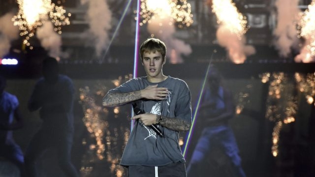 Justin Bieber en los European Music Awards 