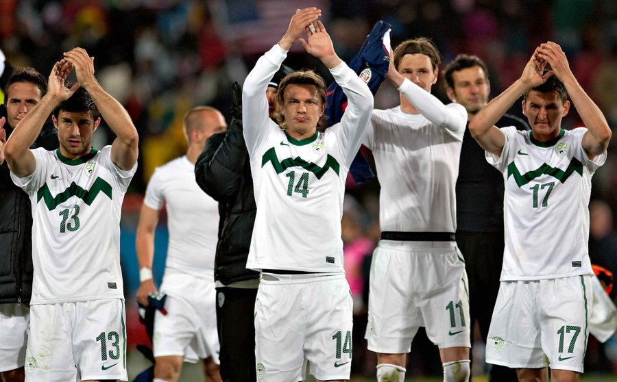 Eslovenia debutó en Sudáfrica 2010