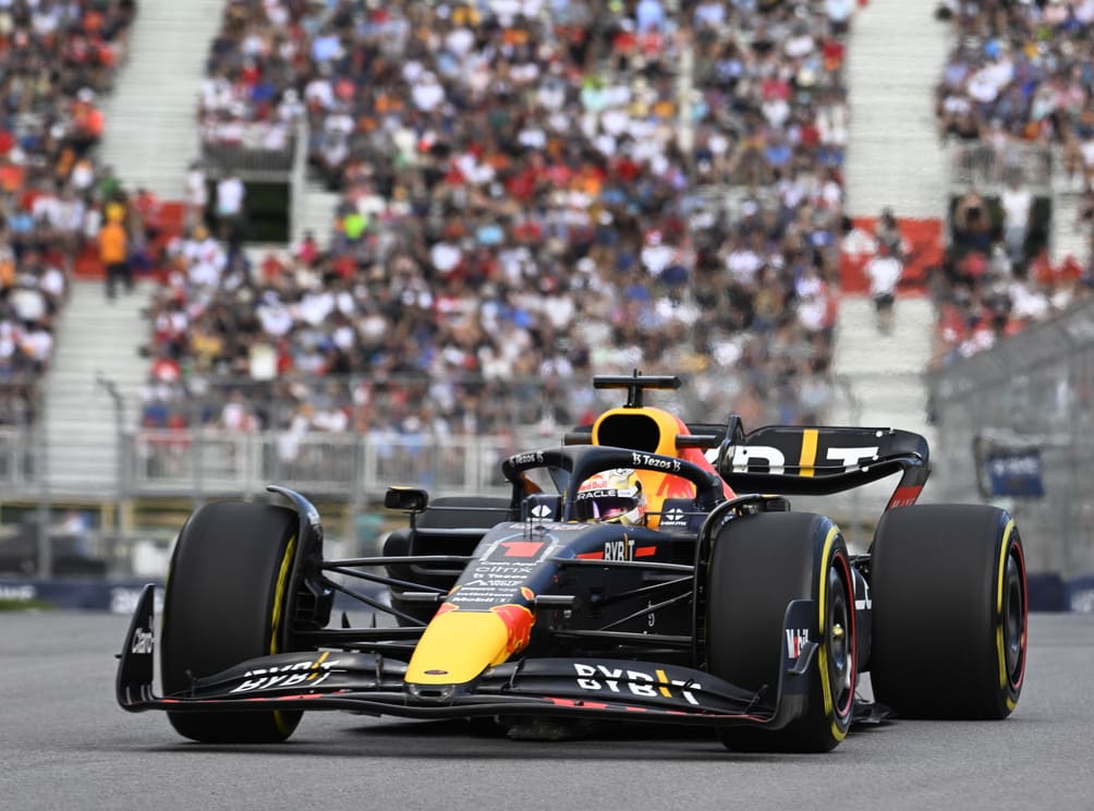 Max Verstappen en la prácticas del GP de Canadá