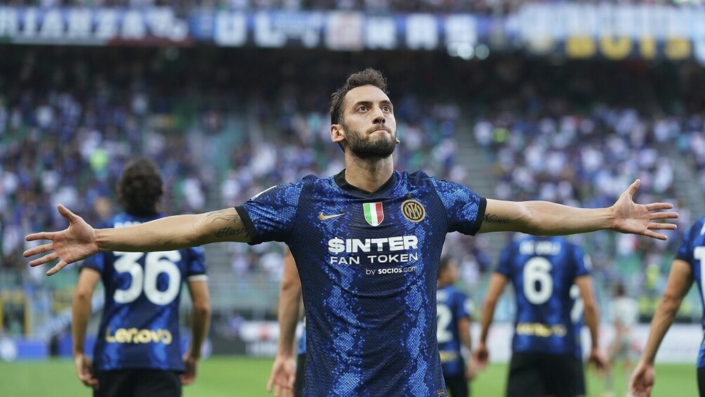 Calhanoglu en el Inter de Milan