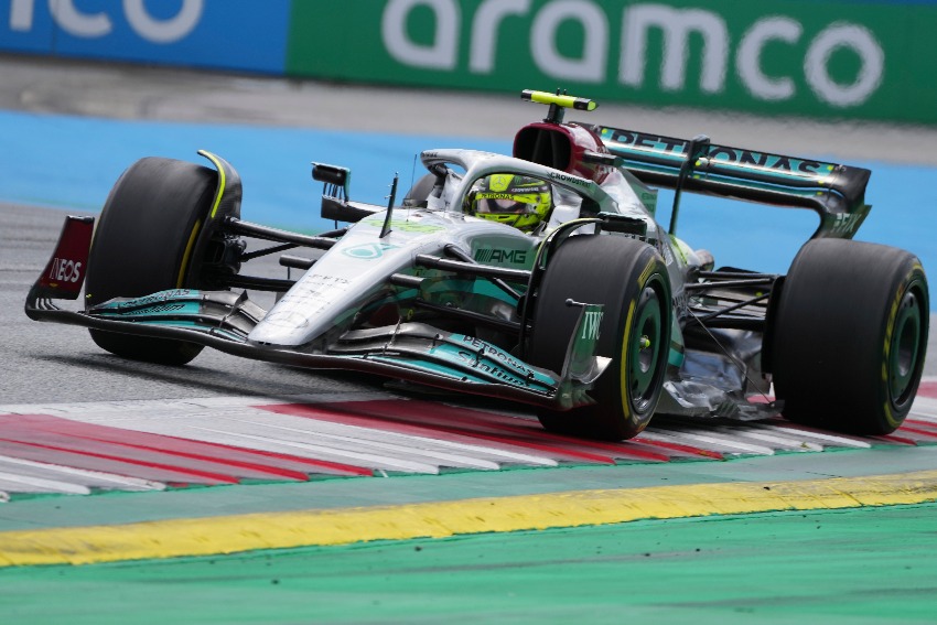 Lewis Hamilton en el GP de Austria