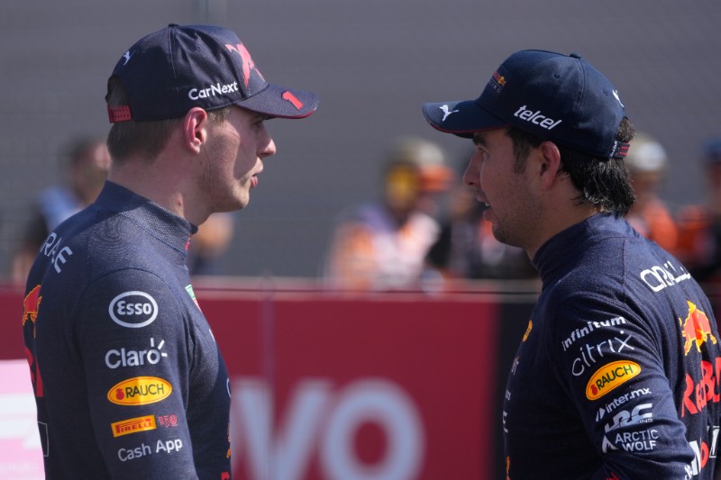 Verstappen y Checo Pérez