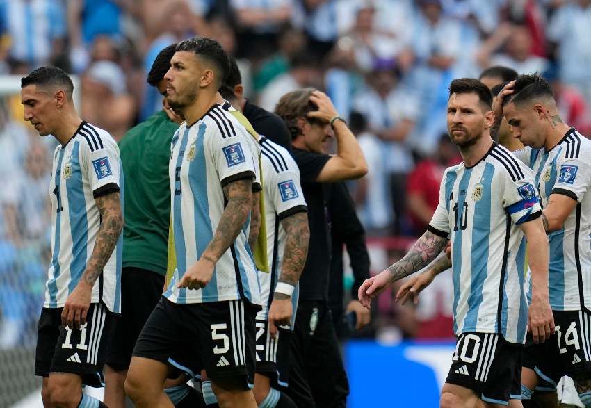 Argentina tras su derrota vs Arabia Saudita